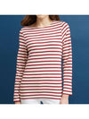 Minquiers Modern Stripe Long Sleeve T-Shirt Ecru Persan - SAINT JAMES - BALAAN 4