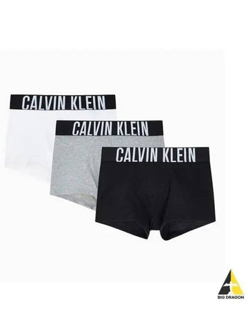 UNDERWEAR Men s Intense Power Cotton Trunks 3PK NB3608MPI - CALVIN KLEIN - BALAAN 1