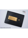 GG Marmont Leather Card Wallet Black - GUCCI - BALAAN 6