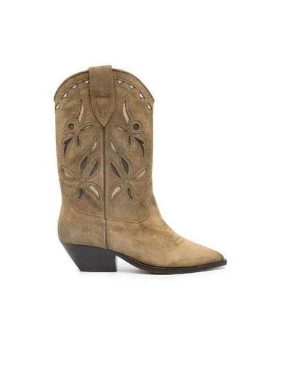 Duerto Cowboy Middle Boots Beige - ISABEL MARANT - BALAAN 2