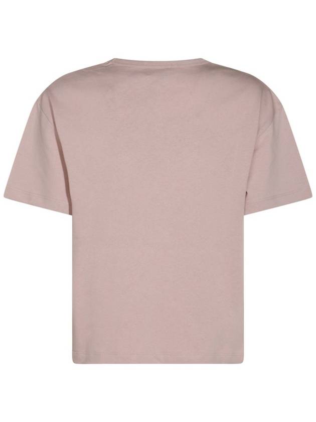 Boxy Micro Logo Short Sleeve T-Shirt Pink - A.P.C. - BALAAN 3