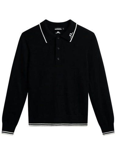 Women s Mimi Knit Golf Shirt Black GWKW11737 9999 - J.LINDEBERG - BALAAN 1