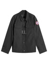 Burnaby Single Breasted Jacket Black - CANADA GOOSE - BALAAN 2