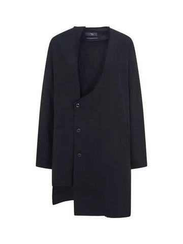 Y's cutout unbuttoned jacket black 270874 - YOHJI YAMAMOTO - BALAAN 1