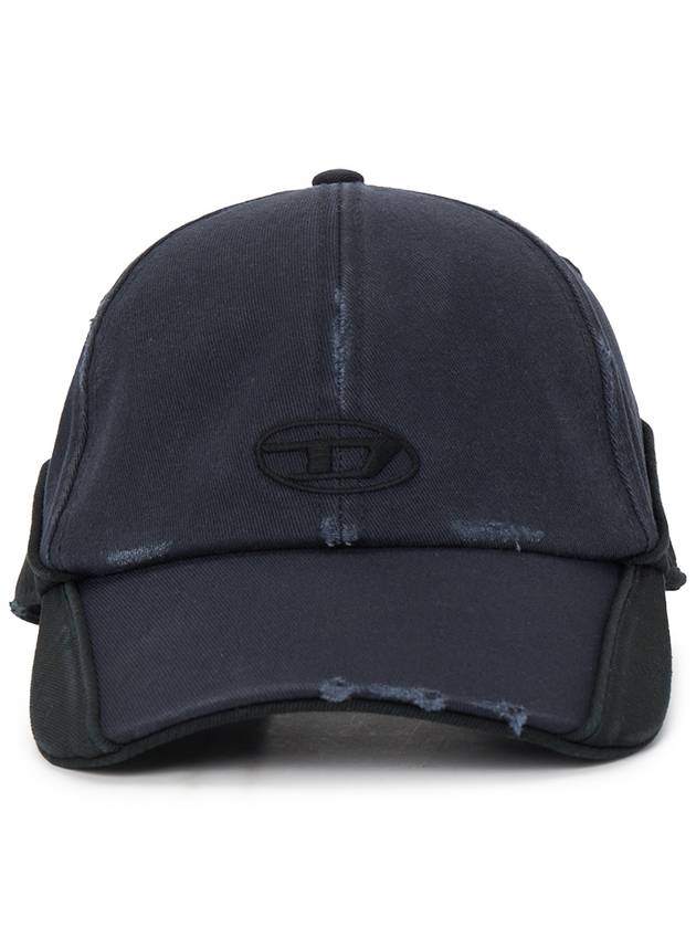 C Dale Distressed Colour Block Base Ball Cap Navy - DIESEL - BALAAN 3