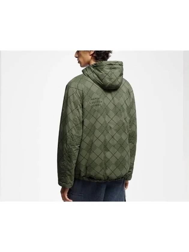 Reversible nylon and fleece windbreaker 1AGIOD - LOUIS VUITTON - BALAAN 5