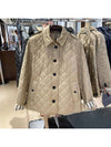 Frankby Quilted Jacket Beige - BURBERRY - BALAAN 4