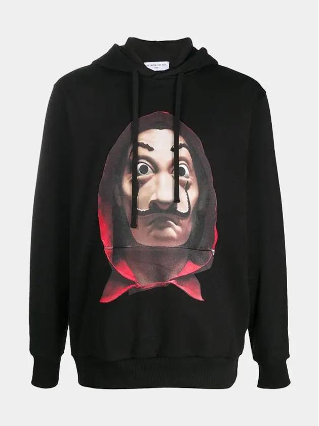 Men's Dali Mask Crew Neck Black Hood NUW20279 009 - IH NOM UH NIT - BALAAN 1