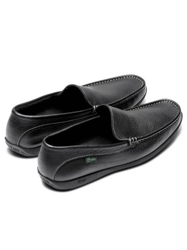 Michael Leather Loafers Black - PARABOOT - BALAAN 4