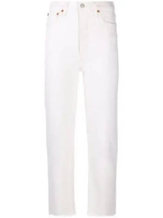 70S Stove Pipe Pants Vintage White 1933WSTV27VINTAGEWHITE 1239543 - RE/DONE - BALAAN 1