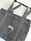 Logo Nylon Tote Bag Black - STUSSY - BALAAN 8