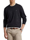 Logo Crew Neck Wool Knit Top Navy - POLO RALPH LAUREN - BALAAN 3