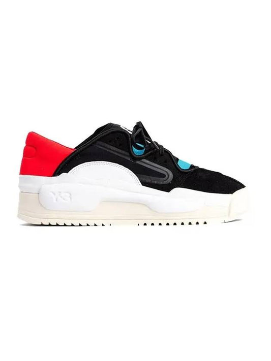 Hokori II Lace-Up Low-Top Sneakers Black - Y-3 - BALAAN 1