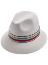 Striped Banding Fedora Ivory - LORO PIANA - BALAAN 5