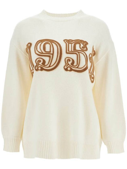 Fido cashmere blend knit top white - MAX MARA - BALAAN 2