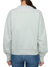 Moby Logo Print Sweatshirt Light Blue - ISABEL MARANT ETOILE - BALAAN 4