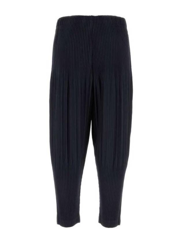 Pleated Basic Tapered Straight Pants Navy - ISSEY MIYAKE - BALAAN 3