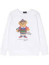 Kids Women s Teddy Bear Sweatshirt White 866873 014 - POLO RALPH LAUREN - BALAAN 2