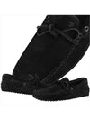 Men's Gommino Suede Driving Shoes Black - TOD'S - BALAAN 2