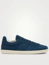 Logo Panel Suede Low Top Sneakers Navy - TOD'S - BALAAN 2