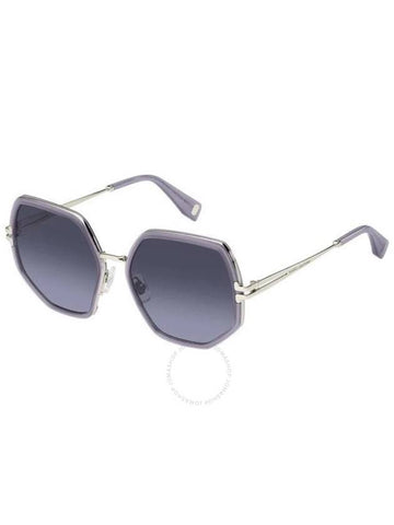 Marc Jacobs Grey Azure Gradient Geometric Ladies Sunglasses MJ 1089/S 0AZV/GB 58 - MARC JACOBS - BALAAN 1