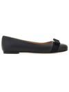 Varina Bow Ballet Flats Black - SALVATORE FERRAGAMO - BALAAN 2