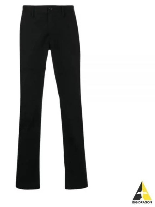 Logo Slim Fit Straight Pants Black - POLO RALPH LAUREN - BALAAN 2