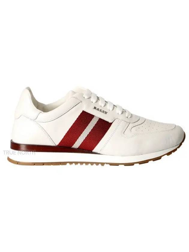 Astel Leather Low Top Sneakers White - BALLY - BALAAN 2