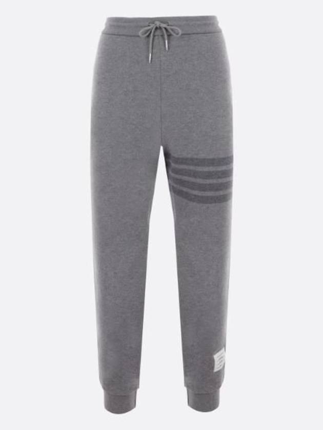 4 Bar Loopback Wool Track Pants Light Grey - THOM BROWNE - BALAAN 2