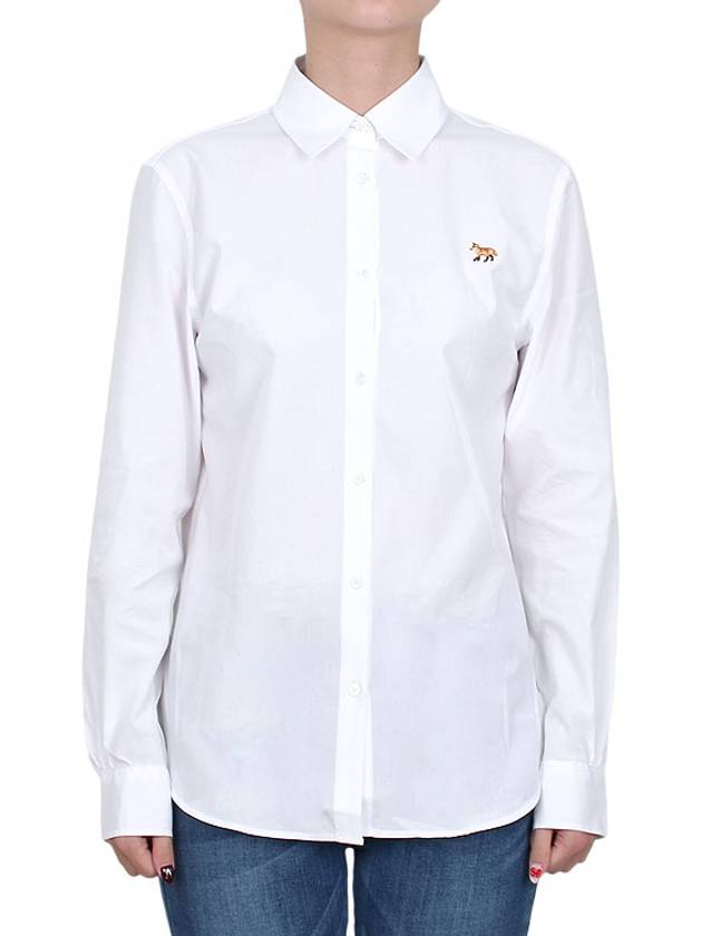 Baby Fox Patch Classic Shirt White - MAISON KITSUNE - BALAAN 3