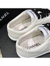 Calfskin Low Top Sneakers White - CHANEL - BALAAN 8