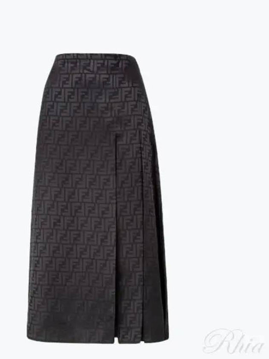 Spring Festival Capsule Collection A-line Skirt Black - FENDI - BALAAN 2