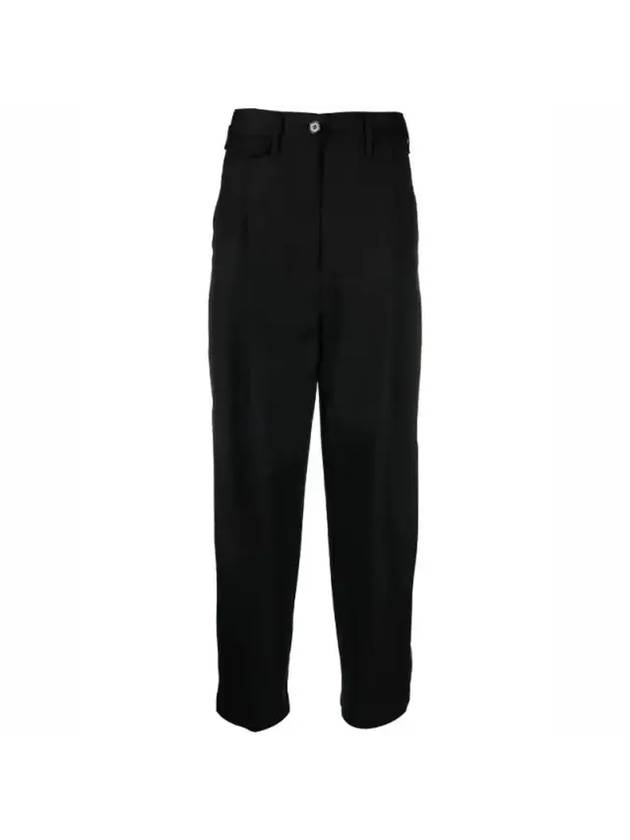 Tailored high waist pants black - TOTEME - BALAAN 1