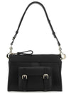 Edith Leather Shoulder Bag Black - CHLOE - BALAAN 1