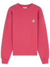 Speedy Fox Patch Comfort Sweatshirt Red Current - MAISON KITSUNE - BALAAN 2