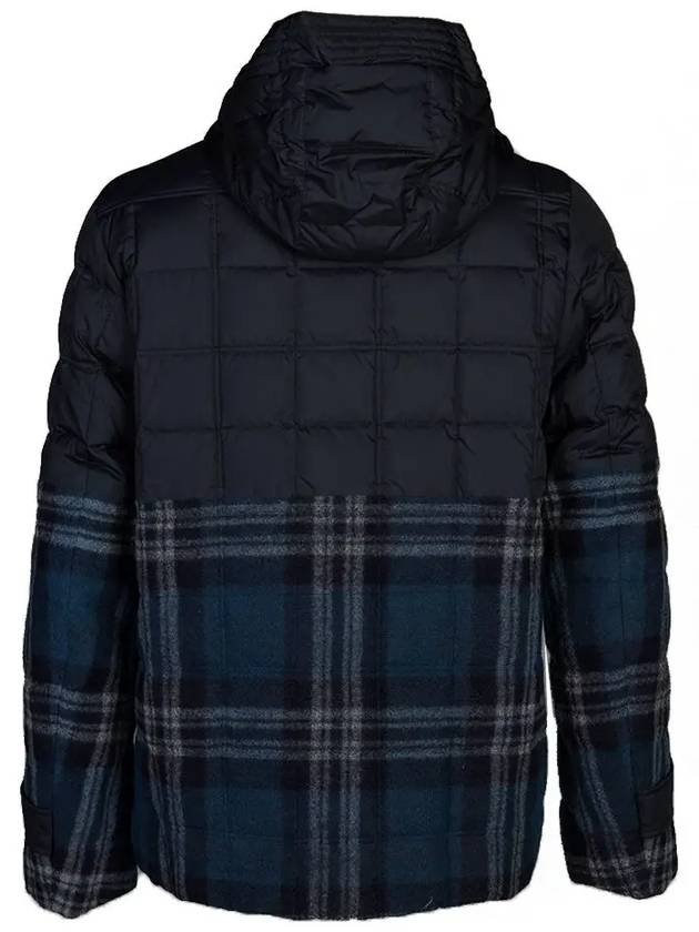 11th Anniversary Gamma Blue Check Wool Padding 41347 83 54993 792 - MONCLER - BALAAN 3