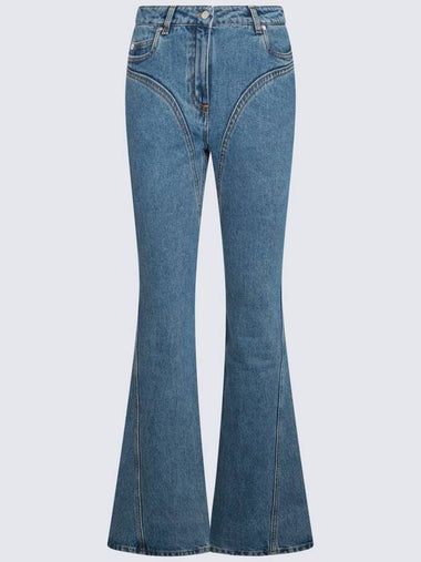 Mugler Blue Denim Cotton Jeans - MUGLER - BALAAN 1