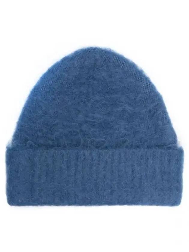 Wool Mohair Beanie Denim Blue - ACNE STUDIOS - BALAAN 2