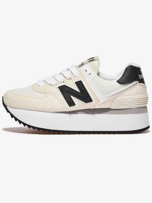 574+ Low-Top Sneakers Light Beige - NEW BALANCE - BALAAN 5