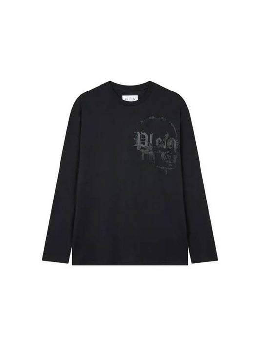 Men s Skull Hot Piece Crew Neck T Shirt Black - PHILIPP PLEIN - BALAAN 1