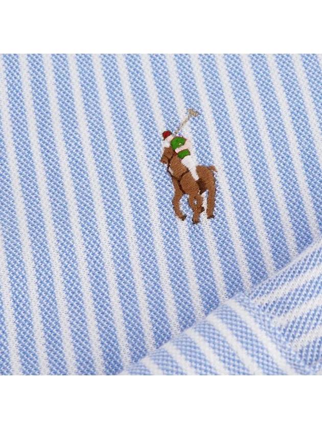 Striped Oxford Shirt Blue - POLO RALPH LAUREN - BALAAN 5