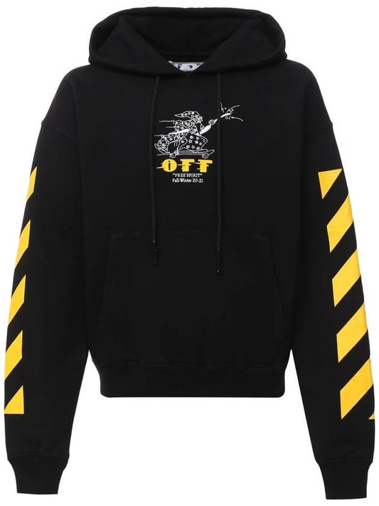 Men's Free Wizard Hoodie Black - OFF WHITE - BALAAN 2