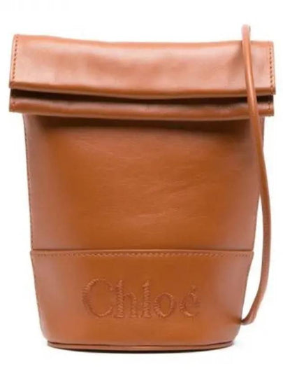 Logo Micro Bucket Bag Brown - CHLOE - BALAAN 2