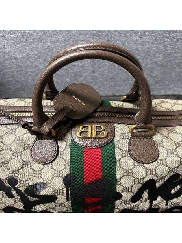 x Gucci Hacker Project Graffiti Boston bag - BALENCIAGA - BALAAN 8