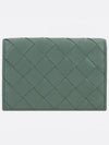 Intrecciato Flap Business Card Wallet Grey - BOTTEGA VENETA - BALAAN 2