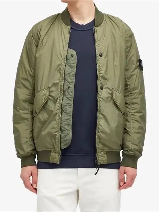 Reps R NY Bomber Jacket Green - STONE ISLAND - BALAAN 3