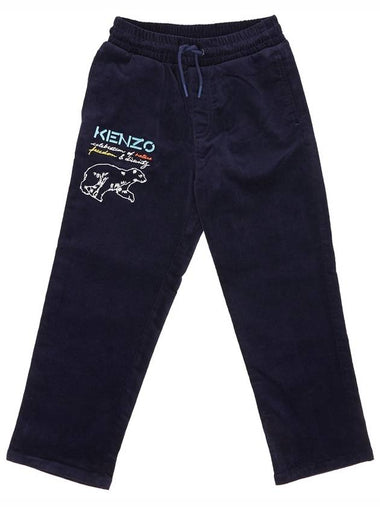 Kids Logo K24270 868 6A12A Pants - KENZO - BALAAN 1