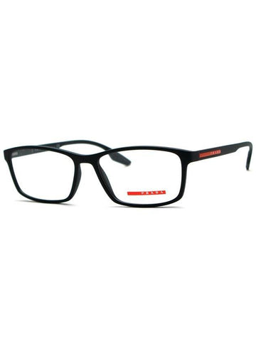 Eyewear Horn-Rimmed Eyeglasses Matte Black - PRADA - BALAAN 1