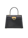 Iconic Large Tote Bag Black - SALVATORE FERRAGAMO - BALAAN 2