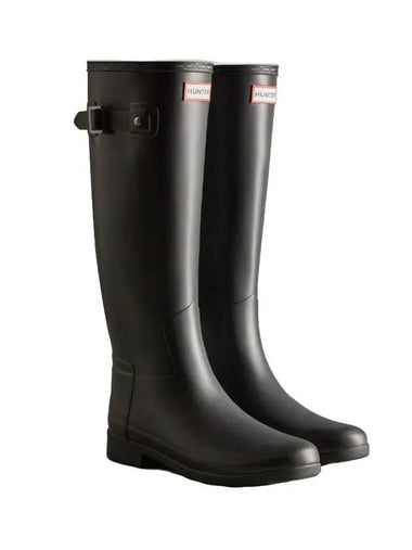 Original Refined Tall Rain Boots Black - HUNTER - BALAAN 1